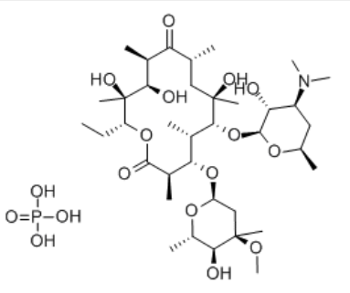 Structure of RYTHROMYCIN PHOSPHATE CAS 4501-00-2